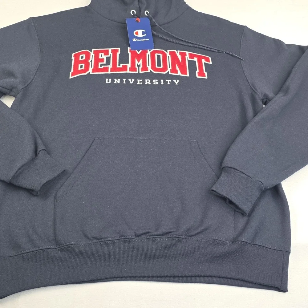 New Champion Hoodie Mens Medium Belmont Pullover Sweatshirt College NCAA